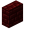 Vertical Red Nether Brick Slab