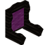 Magenta Blackwood Fancy Seat Back