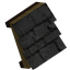 Roof Low Straight 67 Grey Slate
