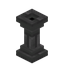 Stone Bricks Standing Torch - L