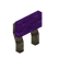 Purple Palm Raised Seat Back