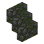 Mossy Cobblestone Compact Stairs