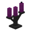 Magenta Candelabra