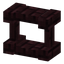 Nether Brick Gothic Window