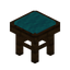 Cyan Dark Oak Seat