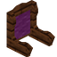 Magenta Zelkova Fancy Seat Back