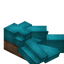 Light Blue Longer Roof Slab (Jungle)