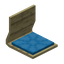 Light Blue Floor Chair (Birch)