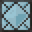Cyan Framed Glass Pane