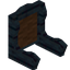 Brown Ancient Fancy Seat Back