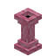 Pink Wool Standing Torch - L