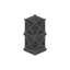 Decorated Column Middle Stone