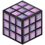 Square Magenta Stained Glass