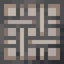 Woven Brown Stained Glass Pane