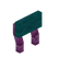 Cyan Pink Bioshroom Raised Seat Back