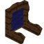 Blue Dark Fancy Seat Back