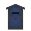 Light Blue Letter Box