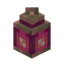 Pink Waxed Exposed Copper Lantern