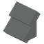 White Concrete Steep Top Roof