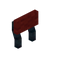 Red Ancient Raised Seat Back