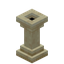 Cut SandStone Standing Torch - L
