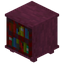 Stripped Crimson Bookshelf