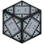 Large Diamond Cyan Stained Glass