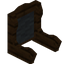 Gray Dark Oak Fancy Seat Back