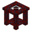 Crimson Glass Table