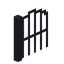 Curved Metal Fence Gate