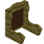 Brown Yellow Bioshroom Fancy Seat Back