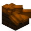 Orange Longer Roof Block (Dark Oak)