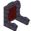 Red Otherplanks Fancy Seat Back