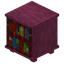 Stripped Crimson Bookshelf