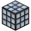 Square Light Blue Stained Glass