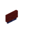 Red Blue Enchanted Small Seat Back