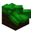 Lime Longer Roof Block (Dark Oak)