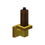 Brown Golden Wall Candle