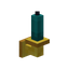 Cyan Golden Wall Candle