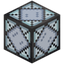 Large Diamond Cyan Stained Glass