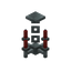 Red Silver Chandelier