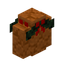 Red Sandstone Wall with Garland