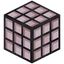 Square Pink Stained Glass