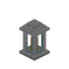 Yellow Fancy Iron Lantern