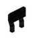 Black Lunar Raised Seat Back