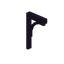 Small Curved Corbel Purpur