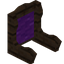 Purple Canopy Fancy Seat Back