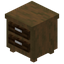 Stripped Spruce Double Drawer