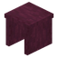 Stripped Crimson Covered Desk