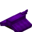 Purple Longer Top Flat Roof (Framed)